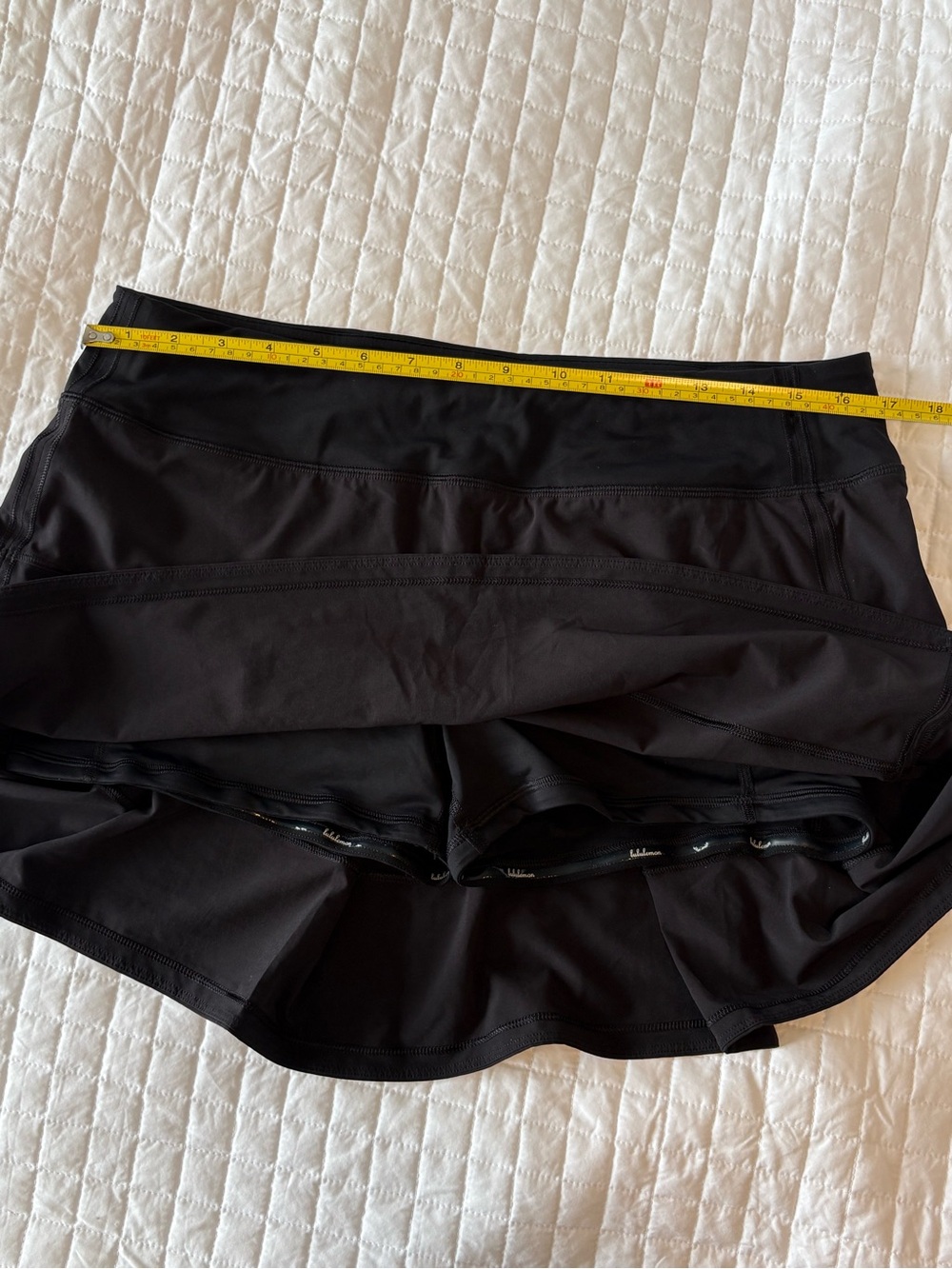 Lululemon Pace Rival Skort in Black (size 10 tall/long) - Picture 6 of 7